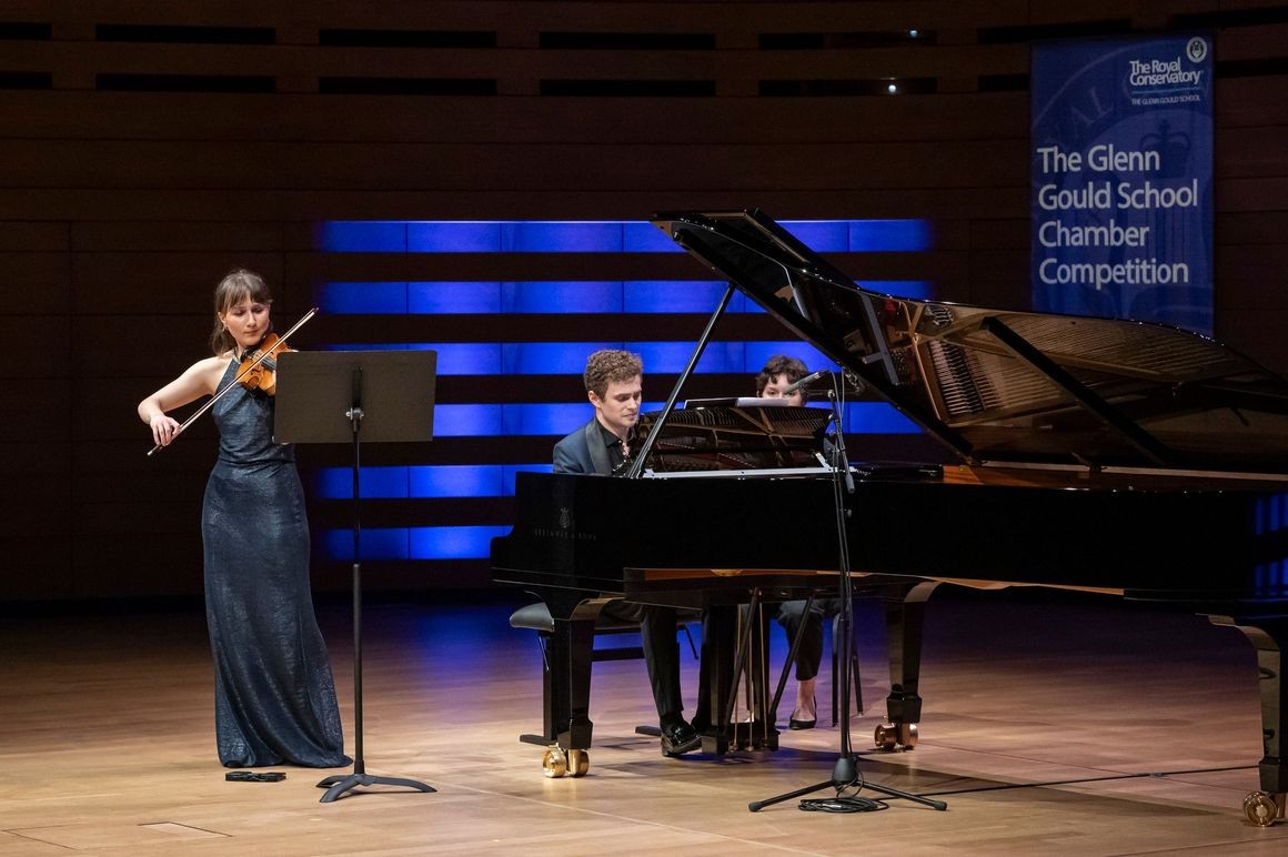 2026 Grand Prize Winner and First Prize Winner of the Duo Category: The Aura Duo (Maria Jojatu, violin & Jonathan Alter, piano)