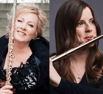 Susan Hoeppner and Kelly Zimba Lukić, flutes