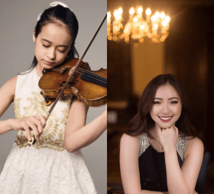 Himari, violin, with Chelsea Wang, piano