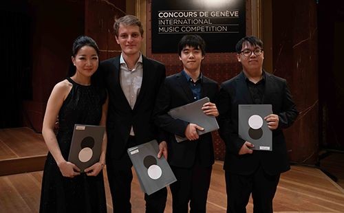 Kevin Chen (ARCT ’17, piano), is the First Prize winner of the 76th Concours de Genève piano competition